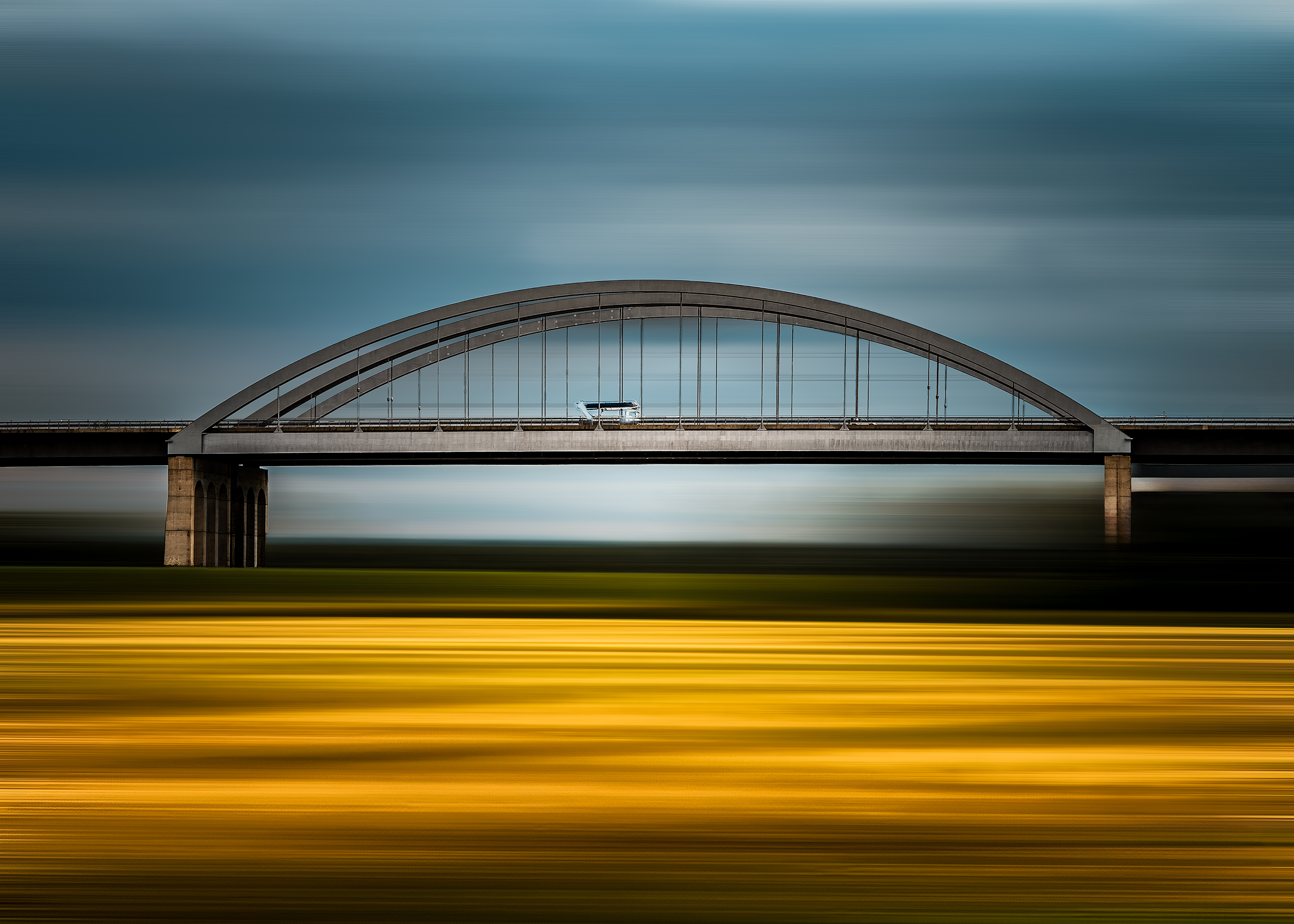 Kalenderdeckblatt Störbrücke von Rita Marnau